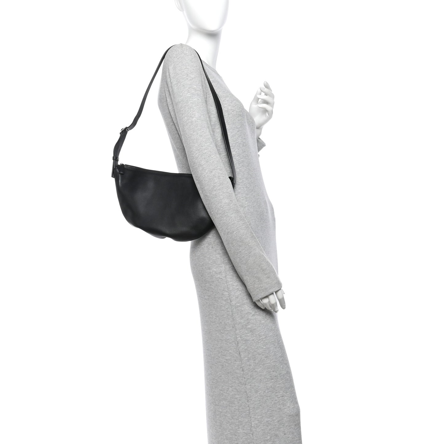 Finely Grained Calfskin Jouvette Bag Black