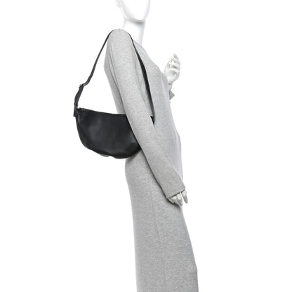 The Row Finely Grained Calfskin Jouvette Bag Black 2 of 11
