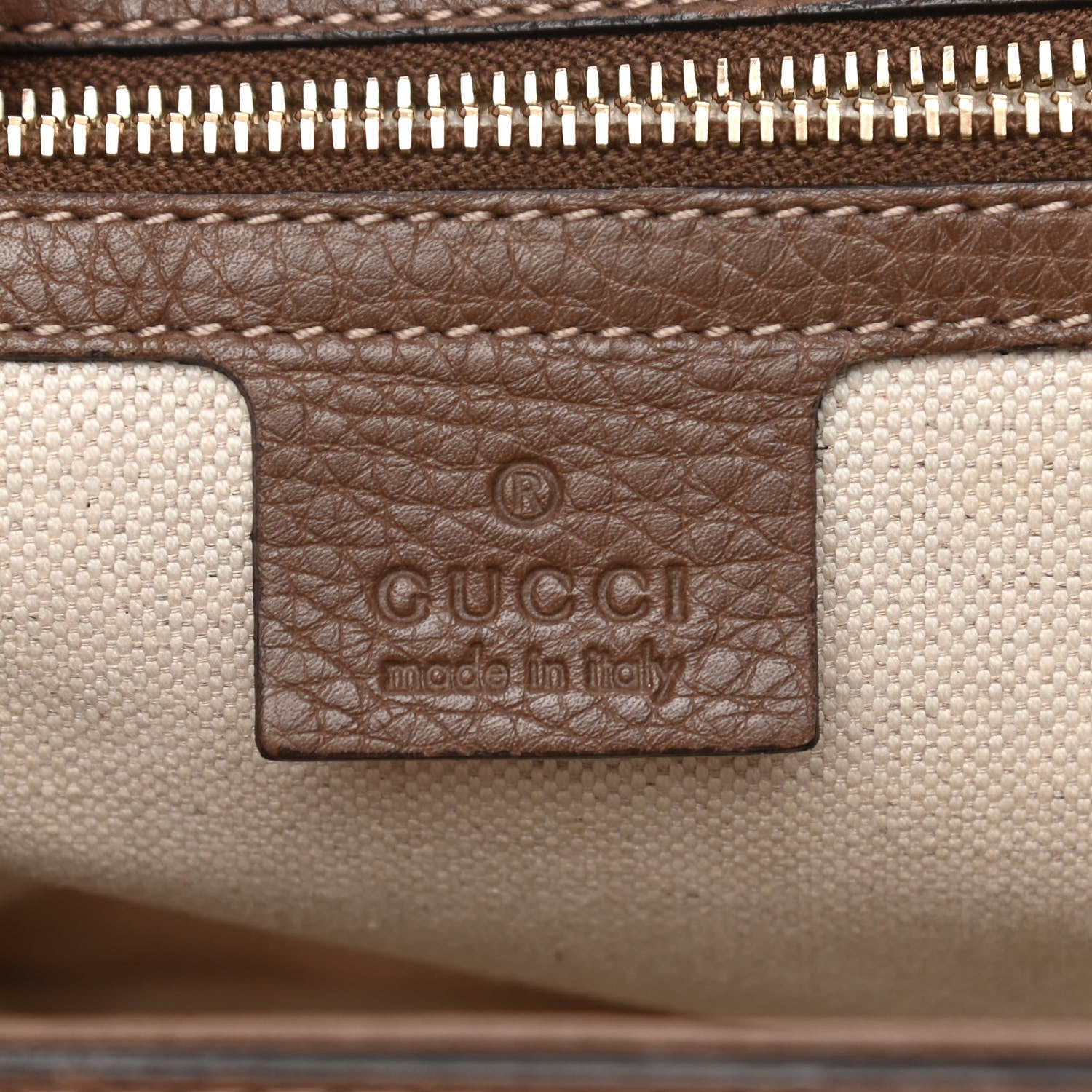 Gucci Flora Medium New Bamboo Top Handle Bag Dark Brown 6 of 17
