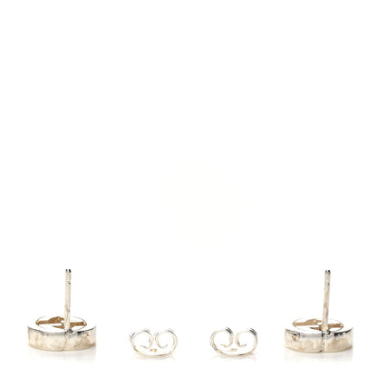 Gucci Sterling Silver Interlocking GG Stud Earrings 3 of 5