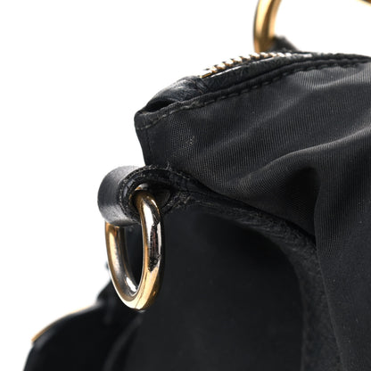Prada Tessuto Nylon Soft Calfskin Tote Black 16 of 23