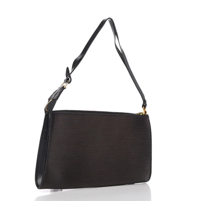 Louis Vuitton Epi Pochette Accessories 21 Black 3 of 12