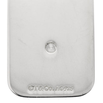 Tiffany Sterling Silver Diamond Yours Truly Charm 4 of 4