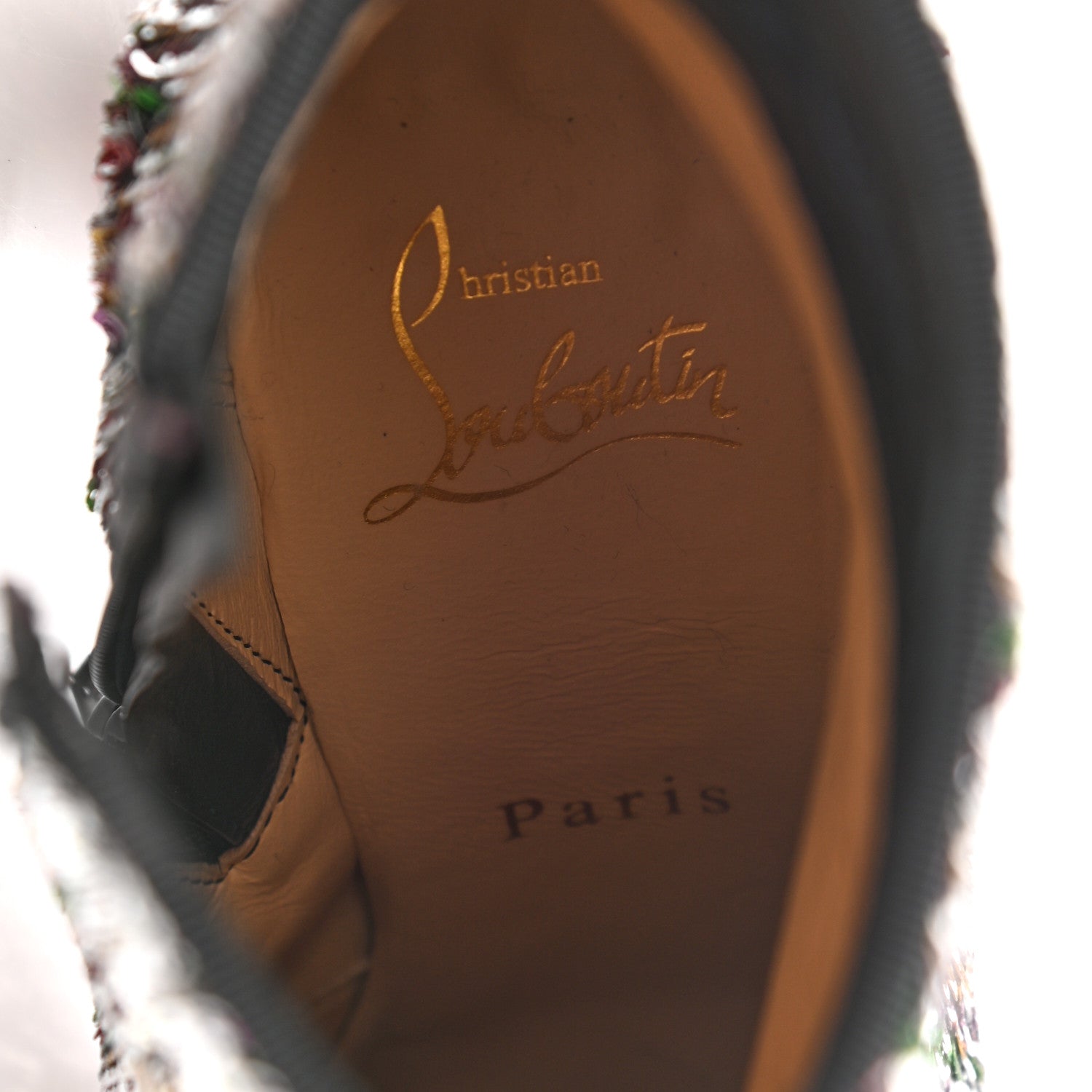 Christian Louboutin Paillettes Moulamax 100 Booties 36.5 Multicolor 7 of 7