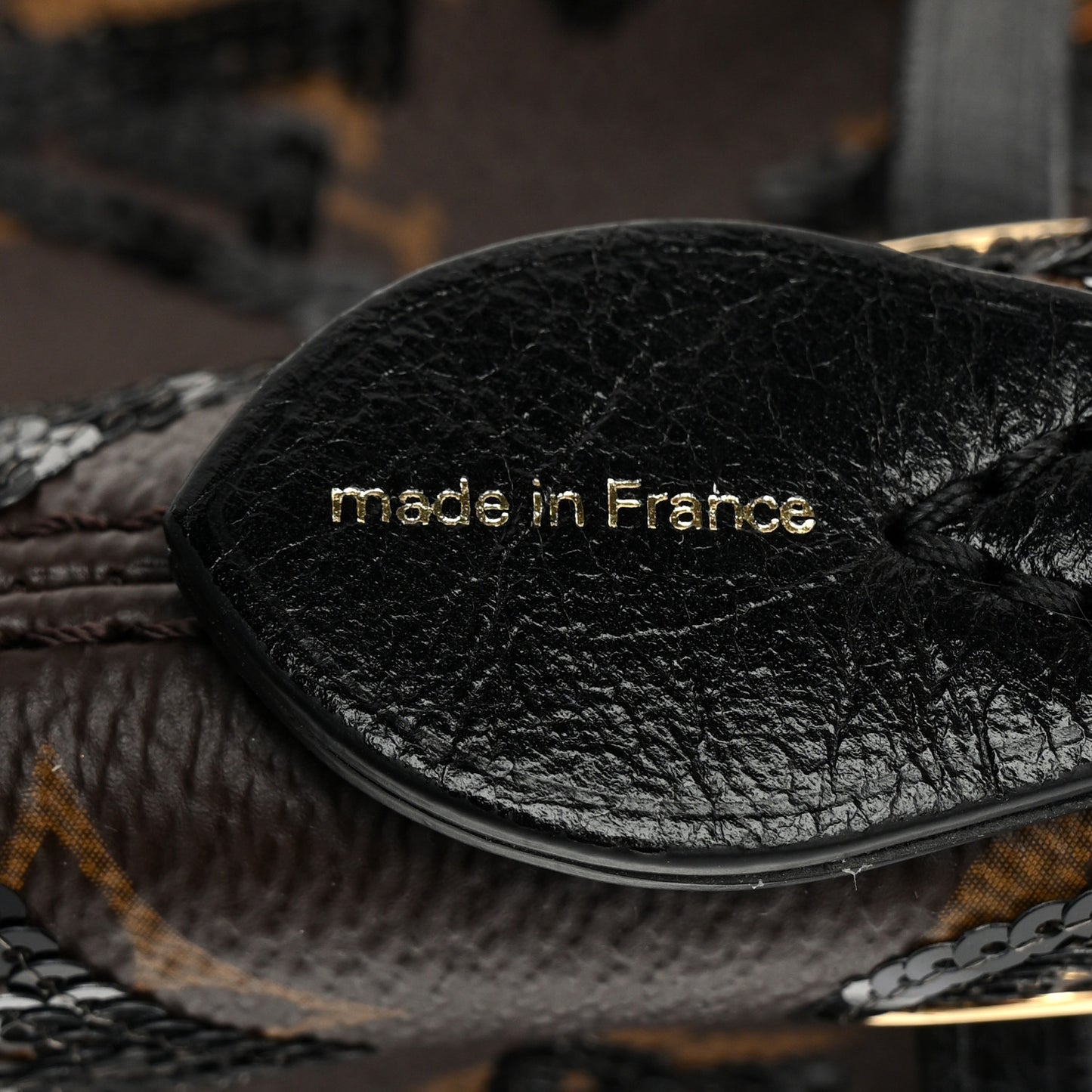 Monogram Sequins Noe BB Black