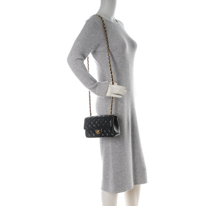 Chanel Lambskin Quilted Mini Rectangular Flap Black 2 of 8