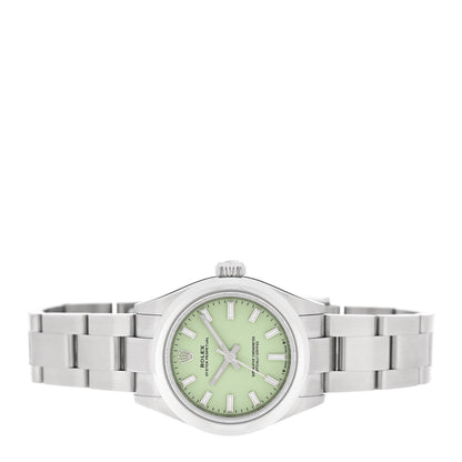 Rolex Stainless Steel 28mm Oyster Perpetual Datejust Watch Pistachio 276200 2 of 5