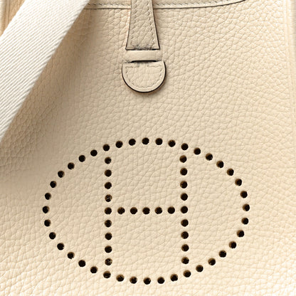 Hermes Taurillon Clemence Amazone Evelyne TPM Nata Craie 7 of 10