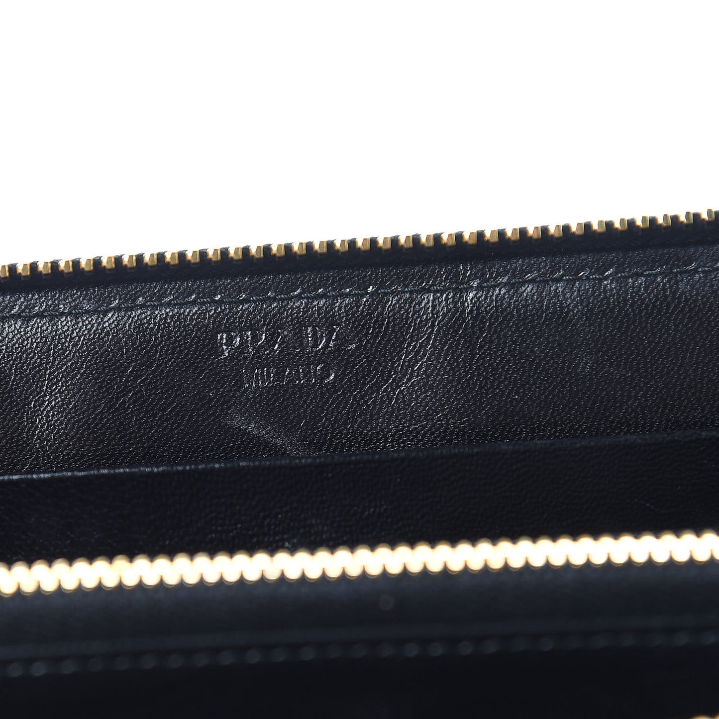 Nappa Flame Zip Around Wallet Black