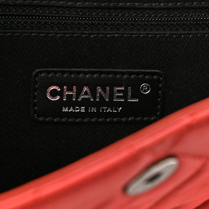 Chanel Washed Lambskin Jumbo Take Away Flap Red 5 of 10