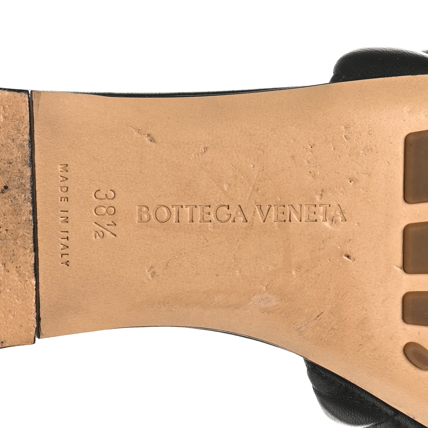 Bottega Veneta Nappa Matelasse Padded Flat Sandals 38.5 Black 8 of 9