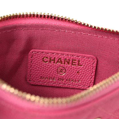 Chanel Caviar Quilted Small Cosmetic Case Pink 6 of 10