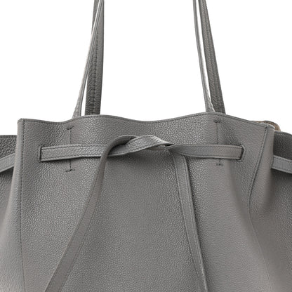 Celine Soft Grained Calfskin Medium Belt Cabas Phantom Grey 7 of 15