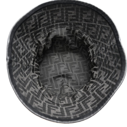 Fendi Fabric Jacquard FF Bucket Hat L Black 17 of 17