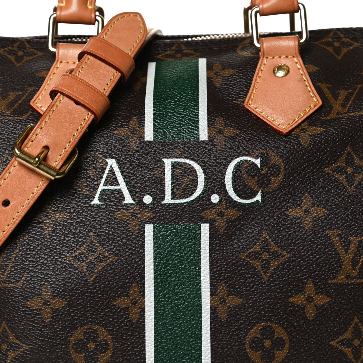 Louis Vuitton Monogram My LV Heritage Speedy Bandouliere 25 Vert Anglais White 13 of 15