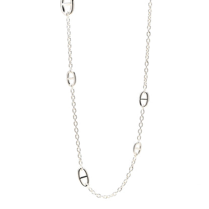 Hermes Sterling Silver Farandole Necklace 120 1 of 5