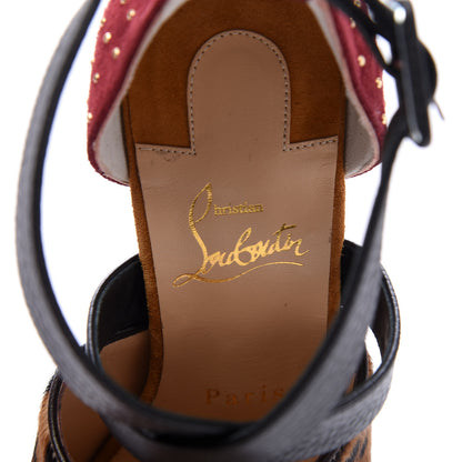 Christian Louboutin Calf Hair Leopard Print Bingirl Plume 130 Pump 37 Multicolor 8 of 9