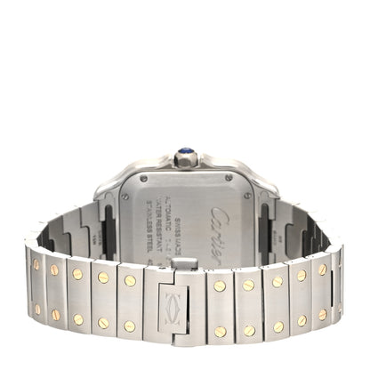Cartier Stainless Steel 18K Yellow Gold 35mm Santos de Cartier Automatic Watch 3 of 5
