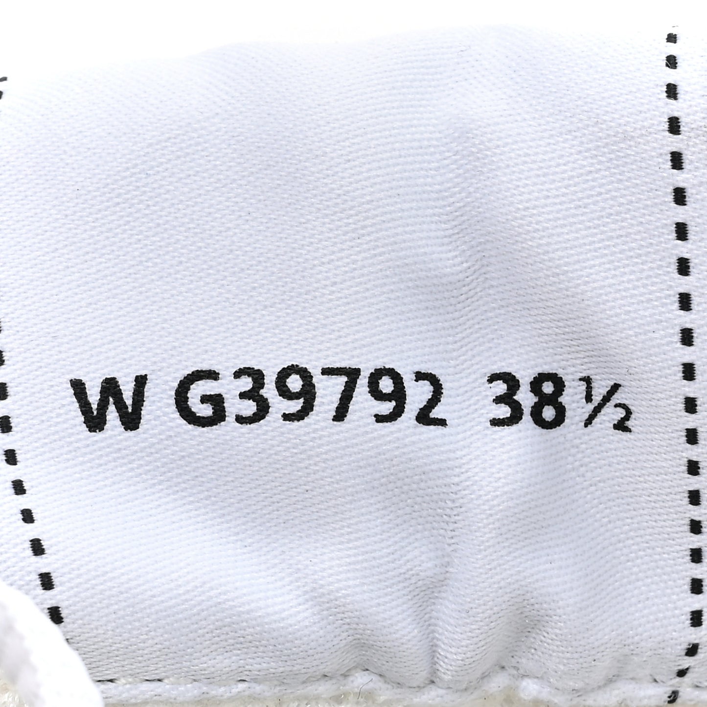 Fabric Laminated Calfskin Stretch CC Womens Sneakers 38.5 White Silver