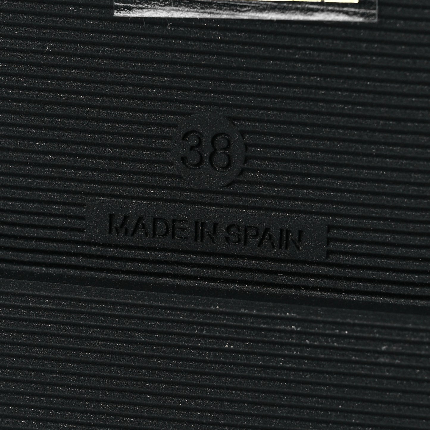 Lambskin Espadrille Mule Sandals 38 Black