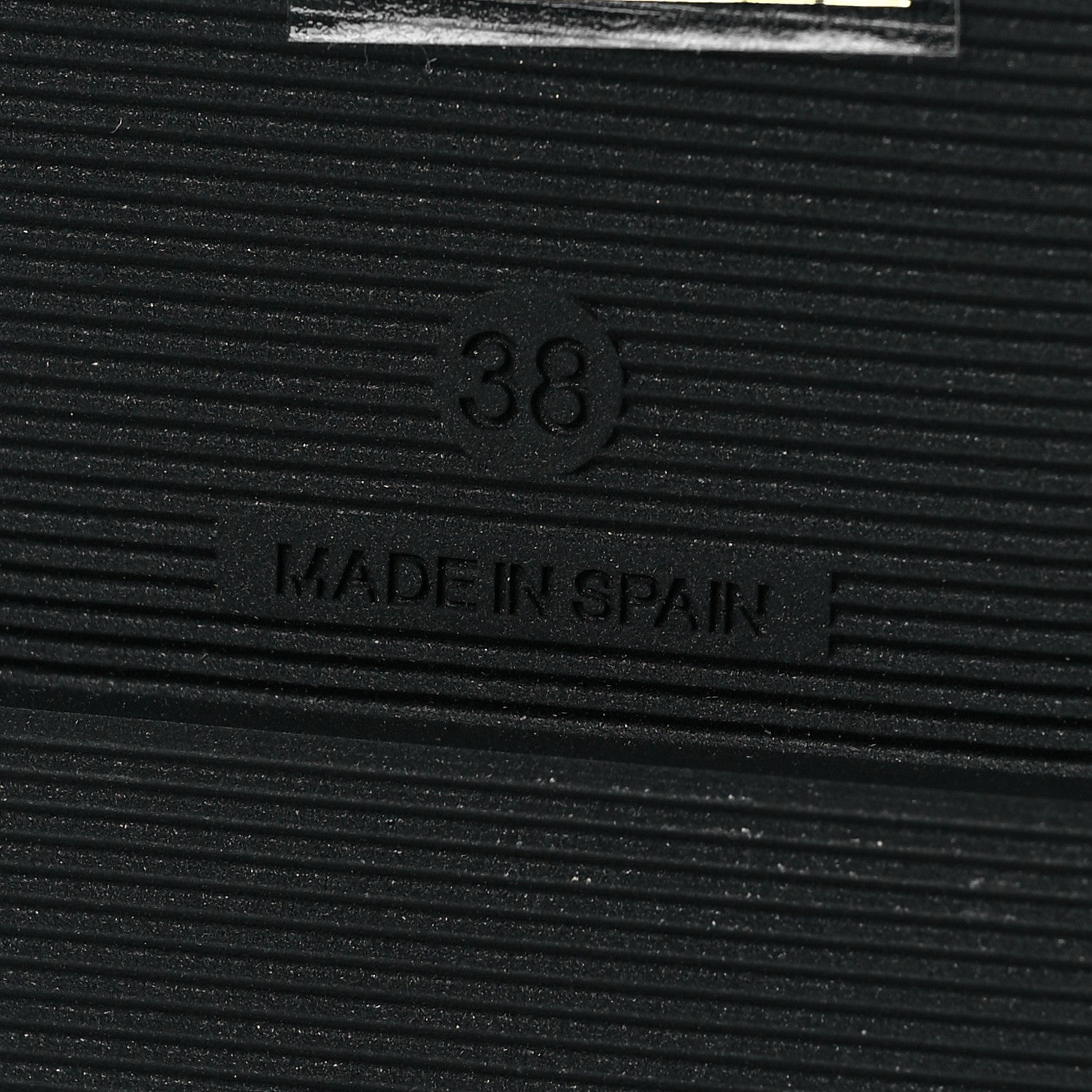 Chanel Lambskin Espadrille Mule Sandals 38 Black 6 of 10
