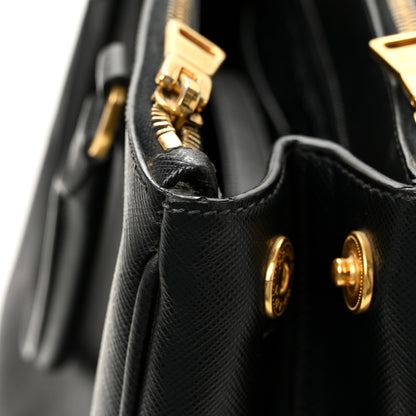 Prada Saffiano Medium Galleria Double Zip Tote Black 13 of 15