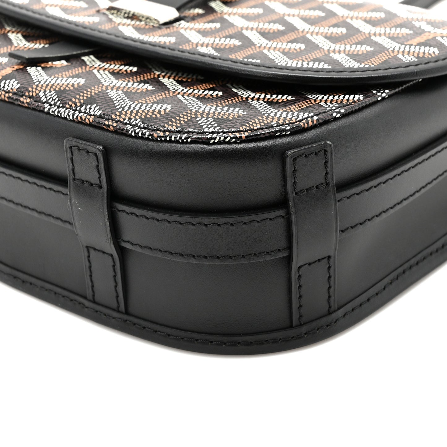 Goyardine Belvedere II PM Messenger Bag Black