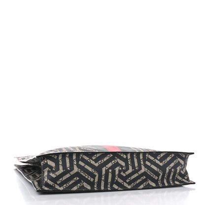 Gucci GG Supreme Monogram Caleido Web Vertical Tote Black 4 of 9