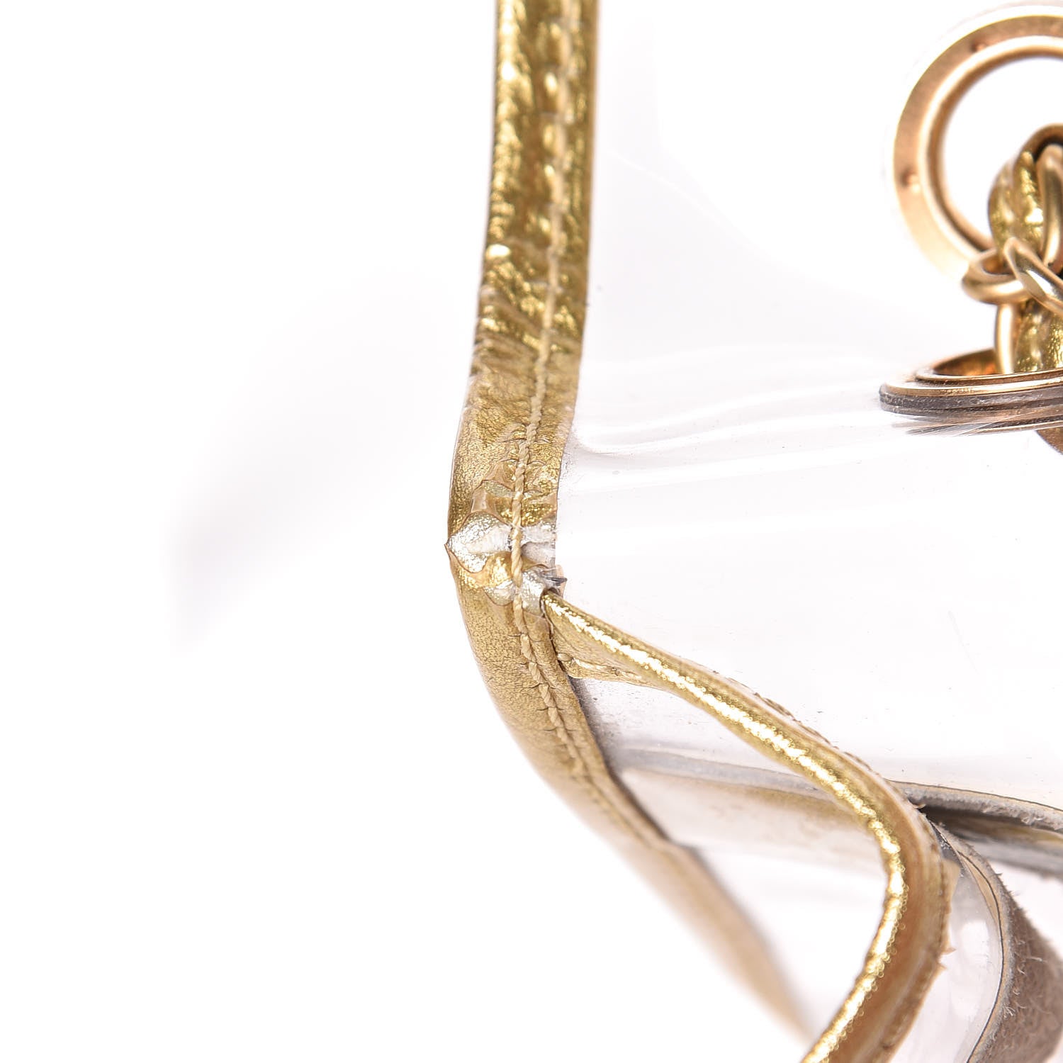 Chanel Lambskin Vinyl Large Naked Flap Gold 20 of 22