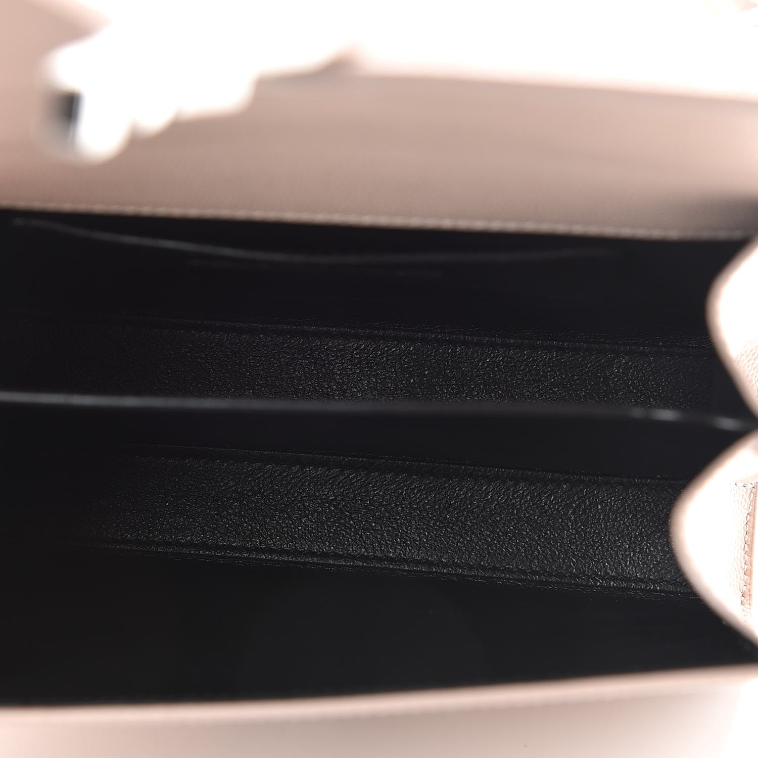 Saint Laurent Grain de Poudre Mini Classic Monogram Cassandra Top Handle Marble Pink 4 of 8