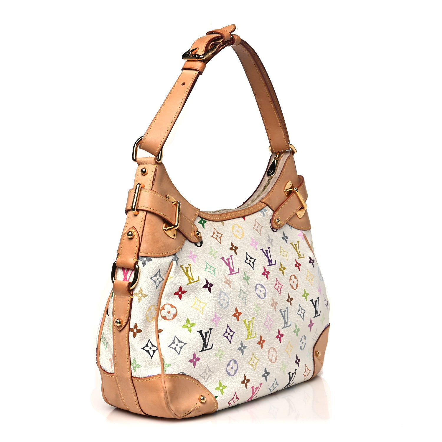 Louis Vuitton Monogram Multicolor Greta White 3 of 9