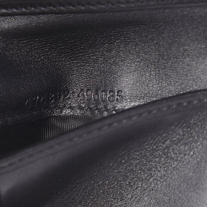 Gucci Calfskin Matelasse GG Marmont Wallet Black 6 of 9