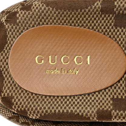 Gucci Monogram Maxi GG Angelina Platform 55mm Slide Sandals 36 Camel Ebony 7 of 9