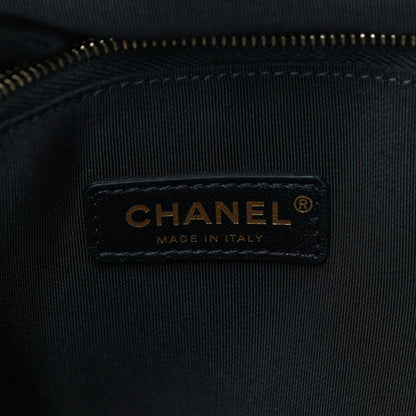 Chanel Lambskin Quilted Large 31 Shopping Bag Black 6 of 9