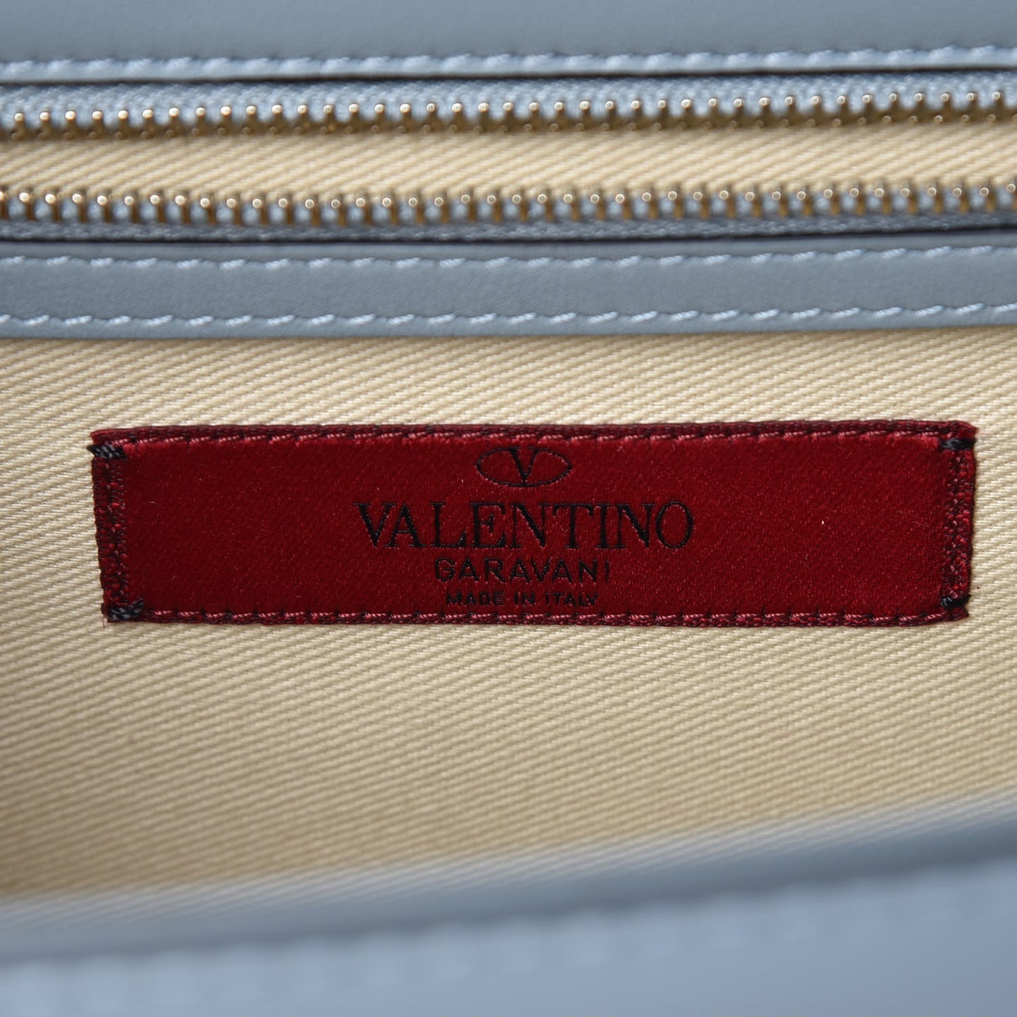 Vitello Medium Glam Lock Rockstud Flap Nube