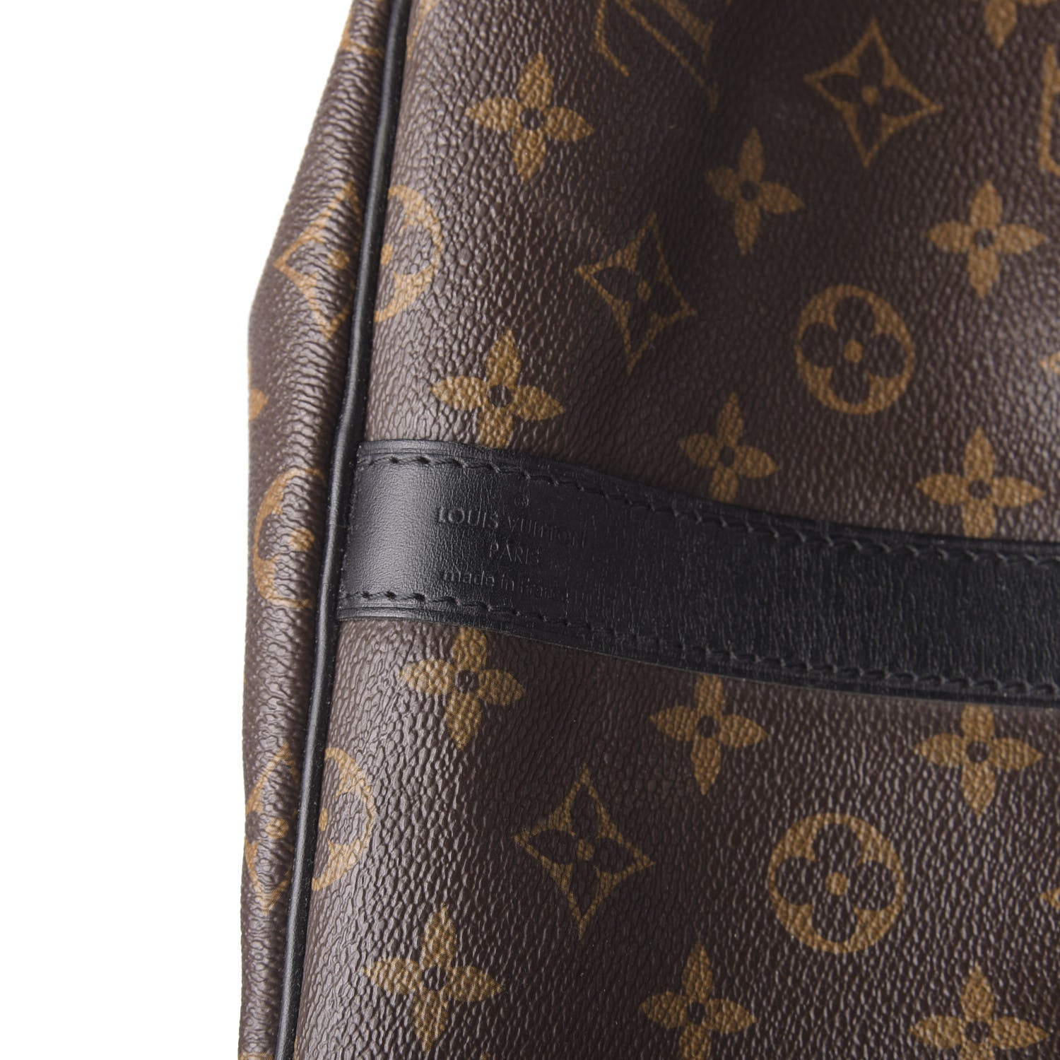 Louis Vuitton Monogram Macassar Keepall Bandouliere 55 8 of 10
