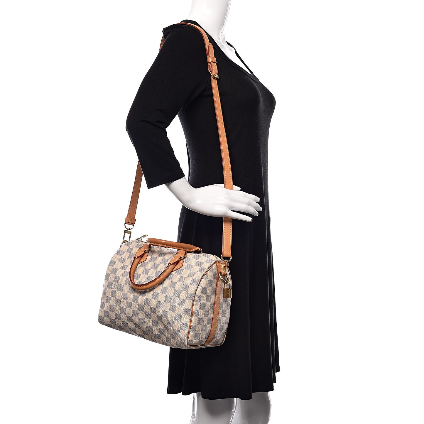 Damier Azur Speedy Bandouliere 25