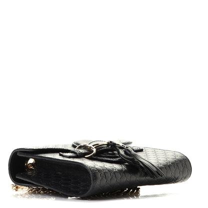 Gucci Microguccissima Mini Emily Shoulder Bag Black 7 of 16
