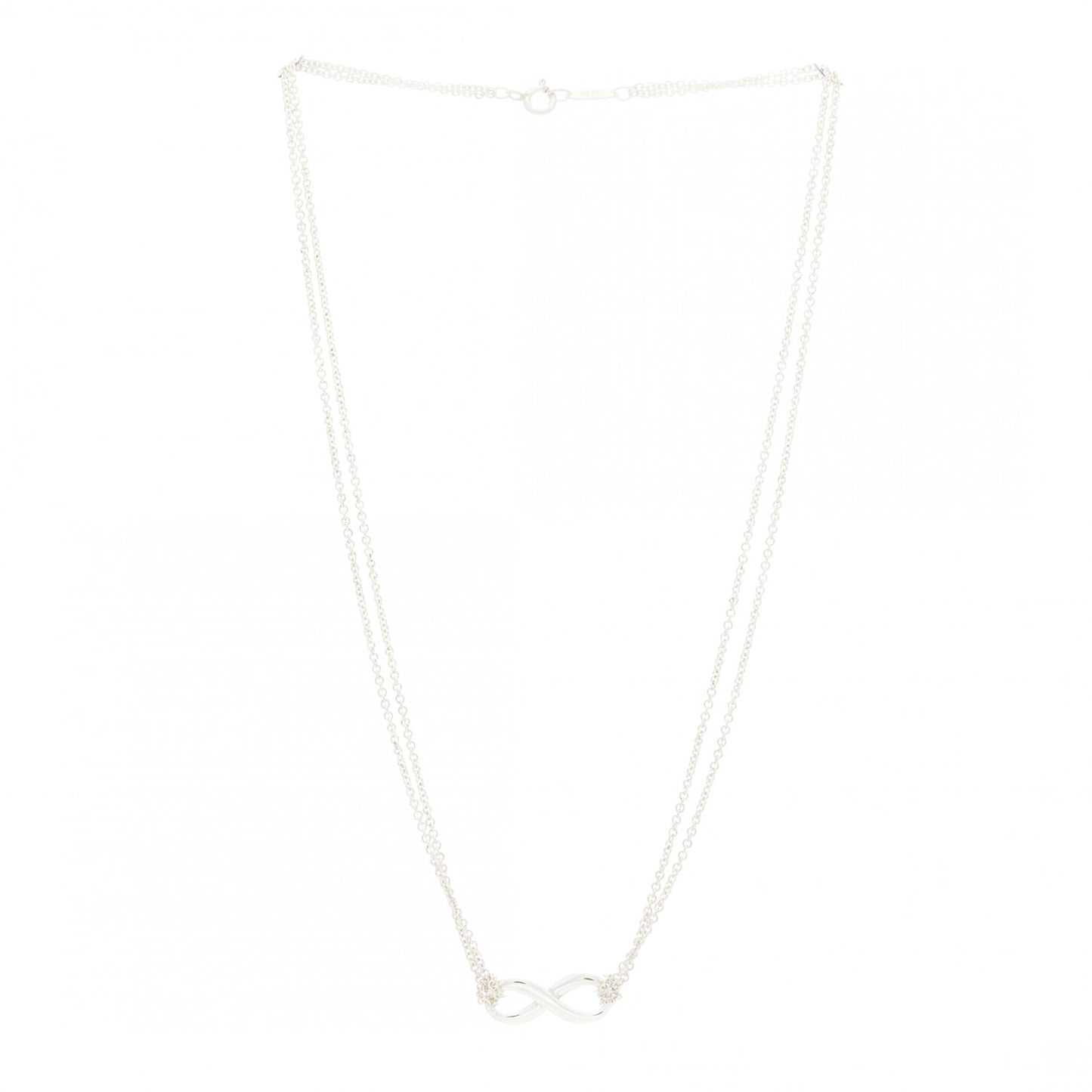 Sterling Silver Infinity Pendant Necklace