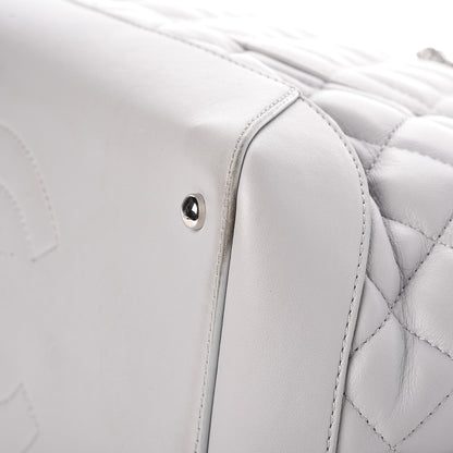 Chanel Calfskin Quilted Large Easy Shopping Tote Grey 13 of 13
