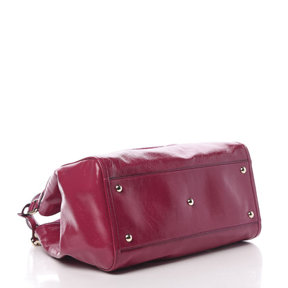 Gucci Vernice Naplack Medium Soho Shoulder Bag Bright Bouganville 4 of 10
