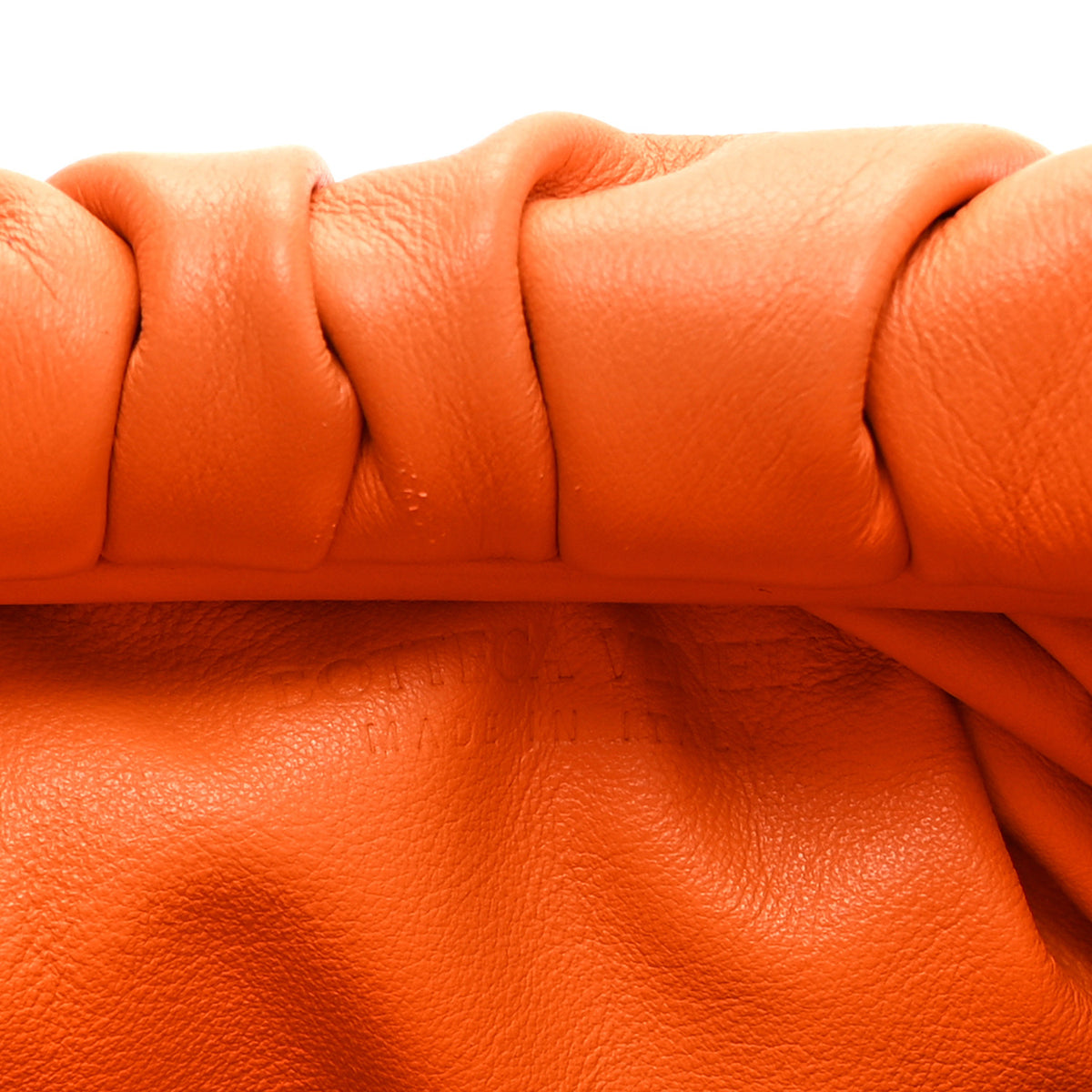 Bottega Veneta Smooth Butter Calfskin Medium The Shoulder Pouch Light Orange 6 of 11