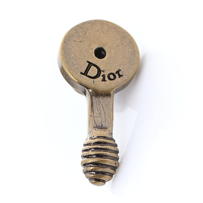 Christian Dior Metal J'Adior Earrings Aged Gold 4 of 4