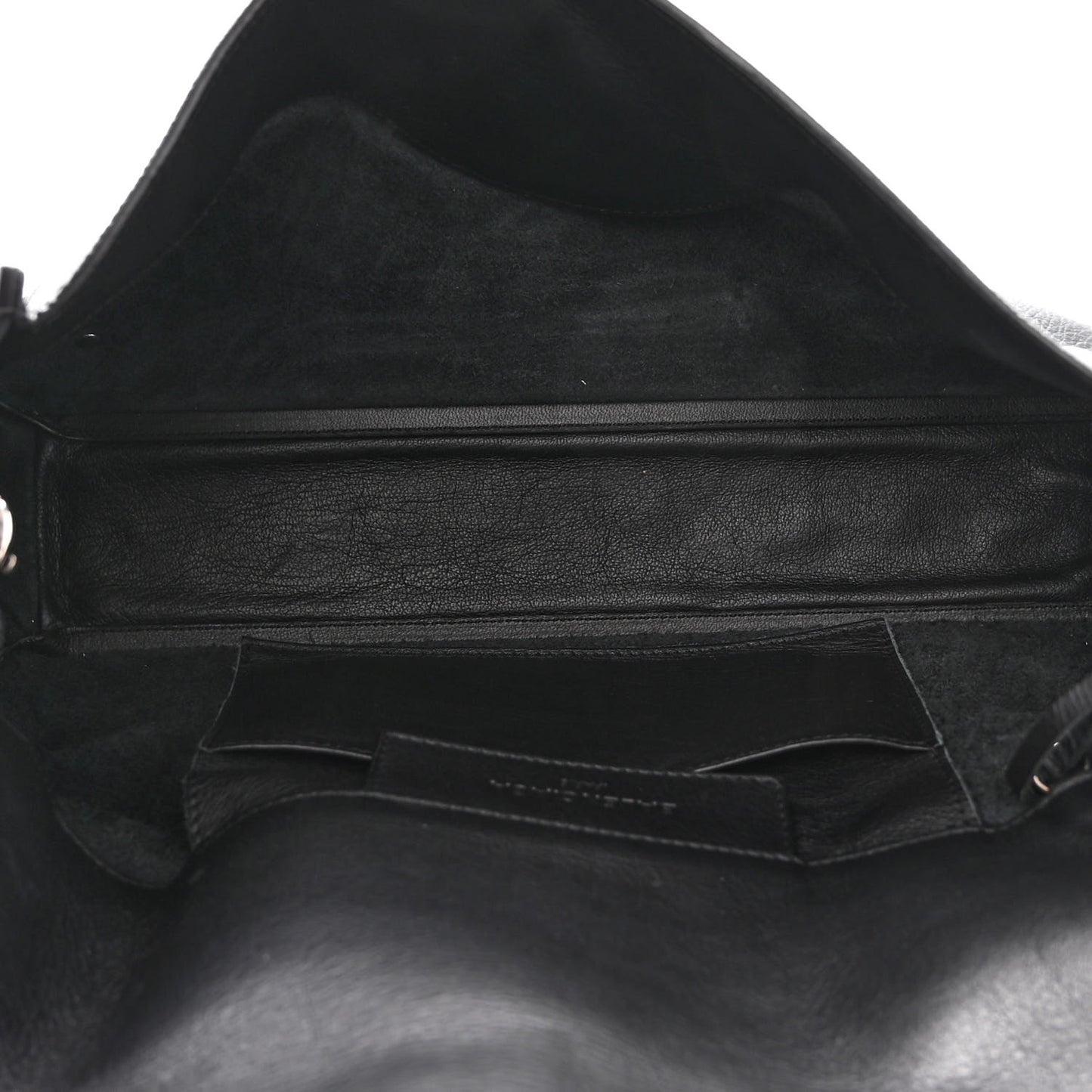 Calfskin Papier Sight Clutch Black