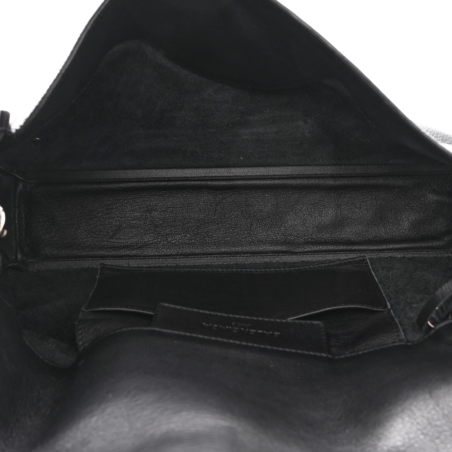 Balenciaga Calfskin Papier Sight Clutch Black 5 of 12