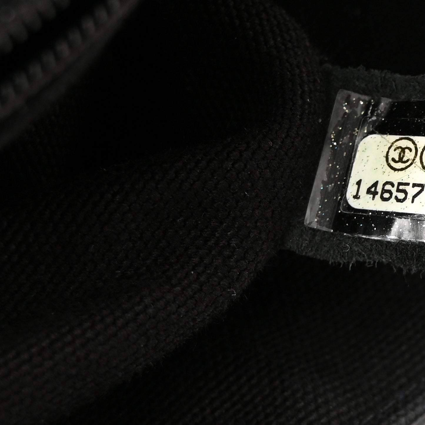 Patent Quilted Medium Single Flap Black