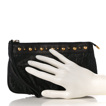 Gucci Guccissima Babouska Wristlet Black 2 of 14