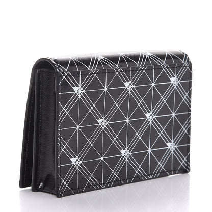 Givenchy Lambskin Prism Print Flap Card Case Black 3 of 7