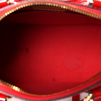 Louis Vuitton Vernis Alma BB Cherry 5 of 11