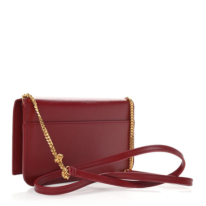 Saint Laurent Smooth Calfskin Monogram Phone Holder Crossbody Opyum Red 3 of 10